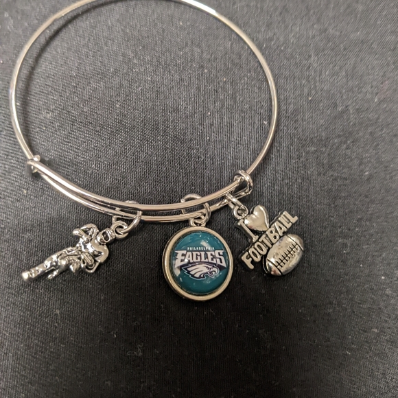 Philadelphia eagles expandable charm bracelet - Picture 1 of 1